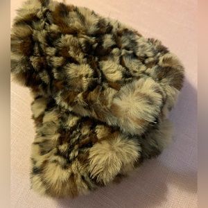 Fingerless Cheetah Mittens